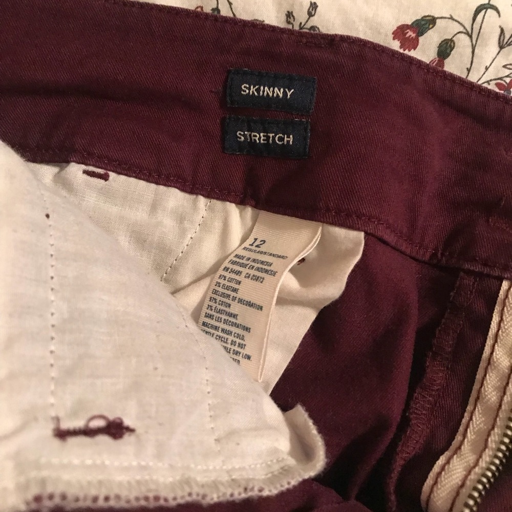 Maroon Pants